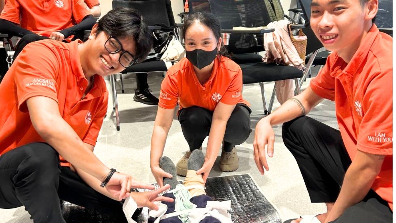 Safi huấn luyện sơ cấp cứu khối du lịch